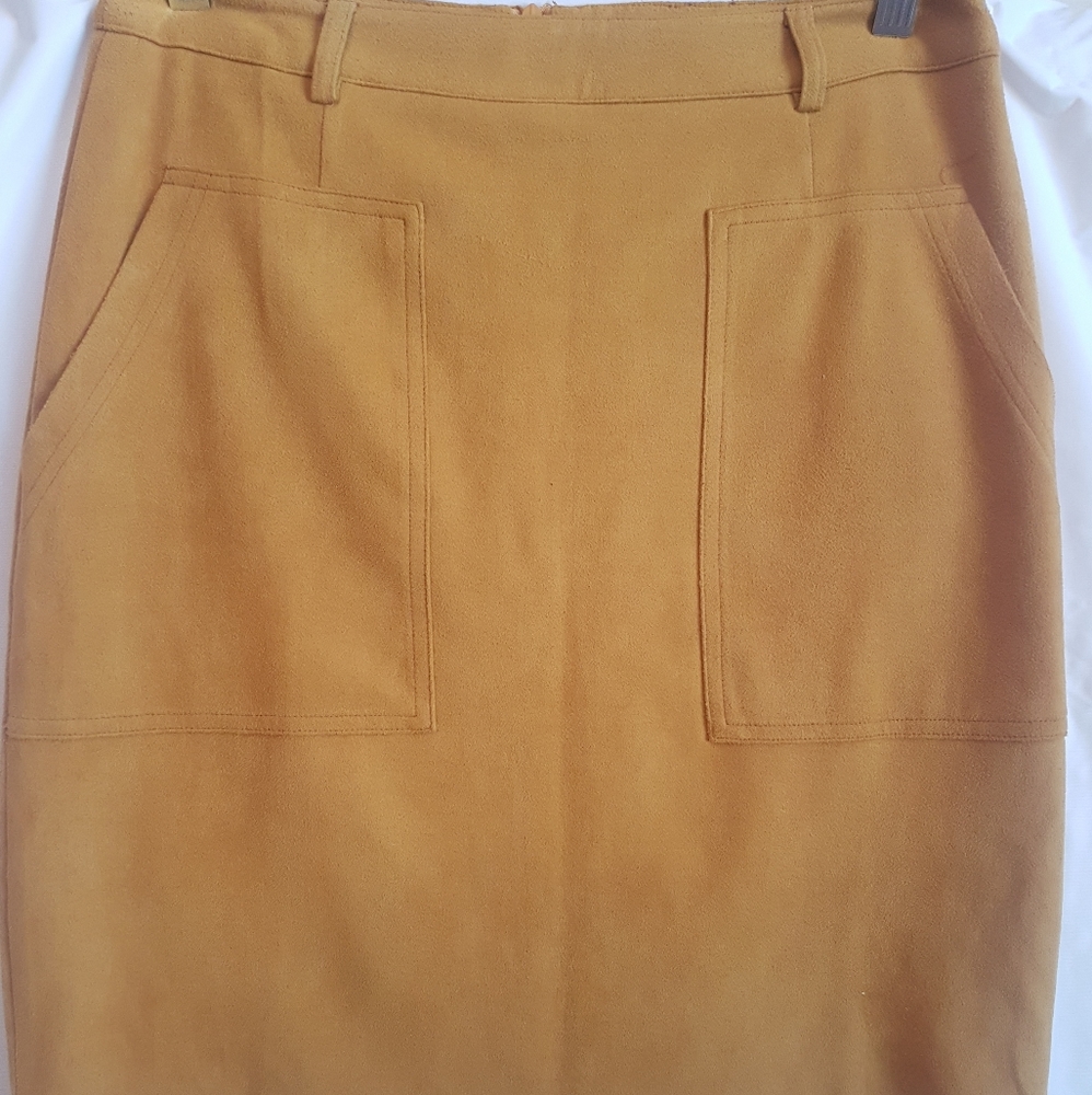 Pink Martini Mustard Yellow Skirt